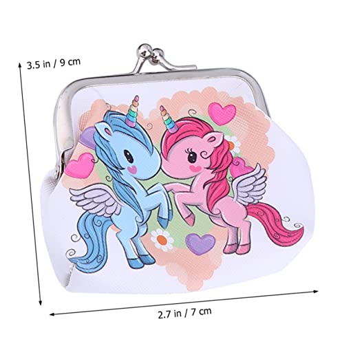 Ipetboom 4 Stück Teiliges Münzbörse für Cartoon Muster Geldbörse Kompakte Praktische Geldtasche für Täglichen Gebrauch für Schule Shopping Freizeit von Ipetboom