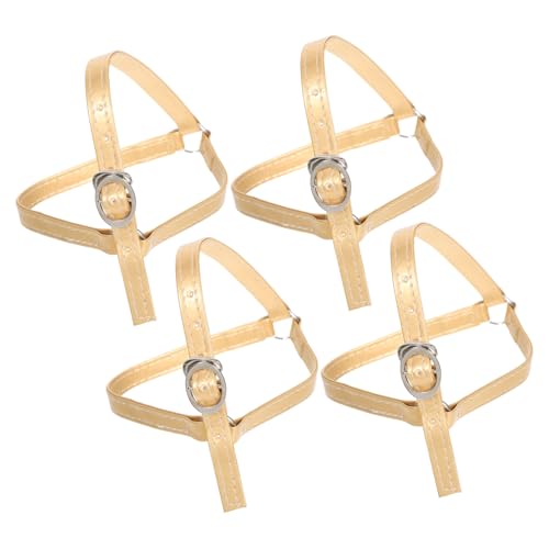 Ipetboom 4 Stück Teiliges PU High Heel Schuhriemen Verstellbar Rutschfest Stabilisierend für Damen Flexibler Rutsch Schuhband Komfort und Sichere bei Party und Alltag von Ipetboom