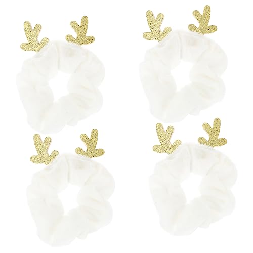 Ipetboom 4stücke Weihnachts Haarbänder Mit Niedlichen -geweihen Flauschige Antler-haarreifen Für Mädchen Festlicher Haarschmuck Für Weihnachtsfeiern Und Alltagsmode von Ipetboom