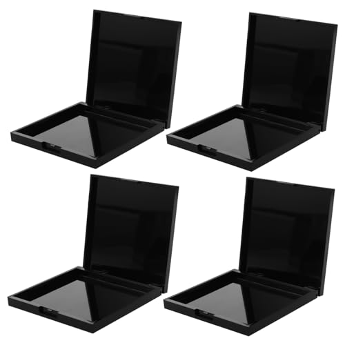 Ipetboom 4 Stücke Uv Gel Nagel Organizer Licht-aufbewahrungsbox für Dunklen Nagel Kleber Uv Fall Schwarze Basis von Ipetboom