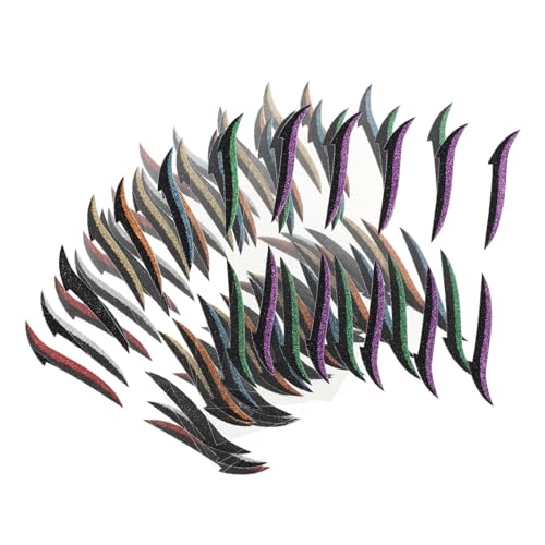 Ipetboom 40 Paar Doppelaufkleber 8 Gemischte Farben Modische Eyeliner-aufkleber Für Das Tägliche Make-up Wiederverwendbar Und Reisefreundlich von Ipetboom