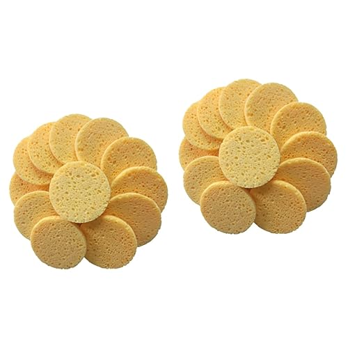 Ipetboom 40 Stk Schönheitsschwämme Naturschwämme Zum Reinigungsschwämme Gesichtswaschschwamm Augen-make-up-entferner-pads Wiederverwendbare Make-up-tücher Wattepads Stiftung Vielfalt von Ipetboom