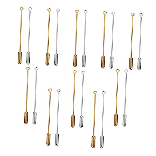 Ipetboom 40Stücke DIY Sicherheitsbroschen Stick Pin Brosche Nadel für Herren Damen für Kleidung Hochzeiten Tägliches von Ipetboom