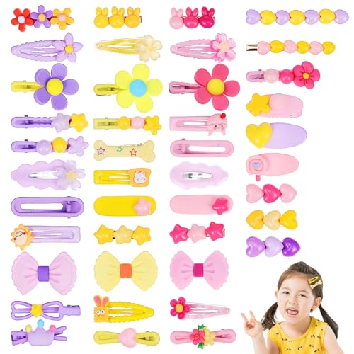 Ipetboom 42 Stück Mädchen-Haar-Accessoires Haarspangen Haarspangen Niedliche Haarspangen Kinder-Haar-Accessoires Für Mädchen Haarnadeln Haar-Accessoires Für Mädchen Mädchen-Haarspangen von Ipetboom