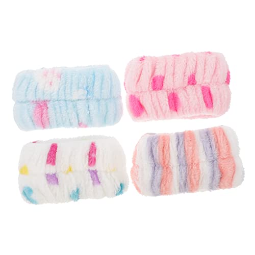 Ipetboom 4paare Absorbierende Wasch-armbänder Für Gesichtspflege Weiche Saugfähige Handgelenkwaschen Für Damen Und Herren Beim Sport Yoga Und Makeup von Ipetboom