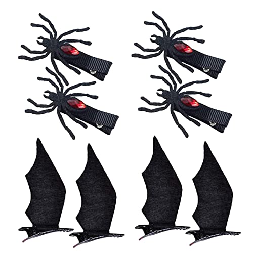 Ipetboom 4paare Halloween Haarschmuck Mit Kleinen Und Spinnen-haarspangen Mädchen Haarklammern Für Partys Und Kostüme Accessoires Für Mädchen Und Erwachsene von Ipetboom
