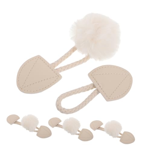 Ipetboom 4pcs Coel Toggle Horn -knopfverschlüsse Abnähen Sie Schaltschließabschlussmantel Befestigungselemente Umschalten Hemdhorn Hornschaltknöpfe Hülsenknopf Hornschnalle Knöpfe Knöpfe von Ipetboom