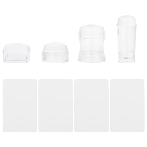 Ipetboom 4sätze Nagel Stempelset Für Maniküre Nail Art Stempel Transferstempel Für Nagellack Maniküre Werkzeuge Zum Malen Und Stanzen von Ipetboom