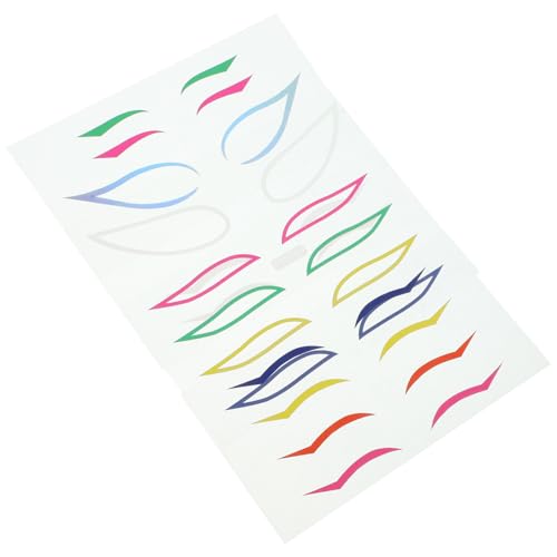Ipetboom 4sätze Wasserdichte Eyeliner Sticker Bunte Wiederverwendbare Eye Line Aufkleber Für Makeup Tragbar Für Partys Und Für Und Mädchen von Ipetboom