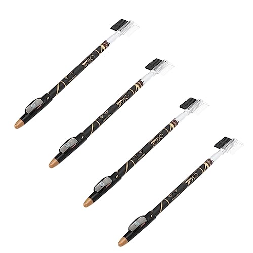 Ipetboom 4stücke Augenbrauenstifte Wasserfeste Kosmetische Augenbrauen Bleistifte Für Damen Make-up Mit Linienführung Zum Zeichnen Verschiedener Augenbrauen von Ipetboom