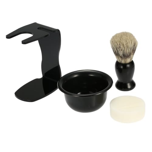 Ipetboom 4stücke Bartbürste Für Männer Mit Borsten Bartpinsel Inklusive Lagerung Rack Schüssel Und Seife Für Gesichts Und Bartpflege Ipetboom 4stücke Bartbürste Für Männer Mit Borsten Bartpinsel Inklusive Lagerung Rack Schüssel Und Seife Für Gesichts Und Bartpflege von Ipetboom