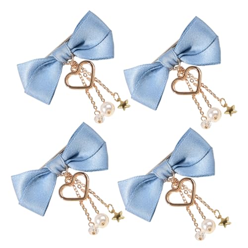 Ipetboom 4stücke Damen Haarschleifen Clips Bunte Haarspangen Für Partys Geburtstage Festivals Langlebig Hautfreundlich Für Verschiedene Outfits von Ipetboom