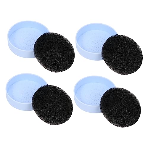 Ipetboom 4stücke Makeup Pinsel Reinigungsbox Mit Farbentfernungsschwamm Tragbar Und Für Reinigen Von Lidschatten Und Makeup-pinseln Für Zuhause Und Unterwegs von Ipetboom