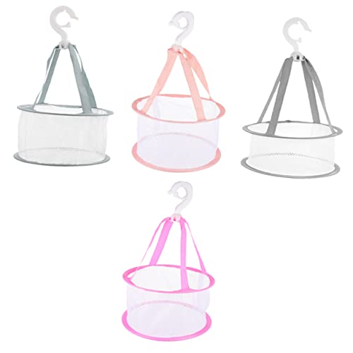 Ipetboom 4stücke Netz-dusch-trockenkorb Für Make-up Schwamm Hängen Trocknen Net Bad Organizer Lagerung Trocknen Korb Geeignet Für Make-up-pinsel Puderquasten Augenbrauenstift Professionelle von Ipetboom