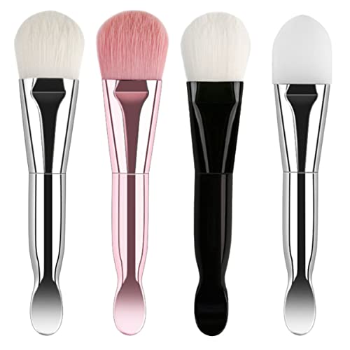 Ipetboom 4stücke Teiliges -pinsel Doppelseitige Makeup-bürsten Mit Löffel Weiche Und Langlebige Applikatoren Für Schlafmasken Geeignet Für Empfindliche Haut von Ipetboom
