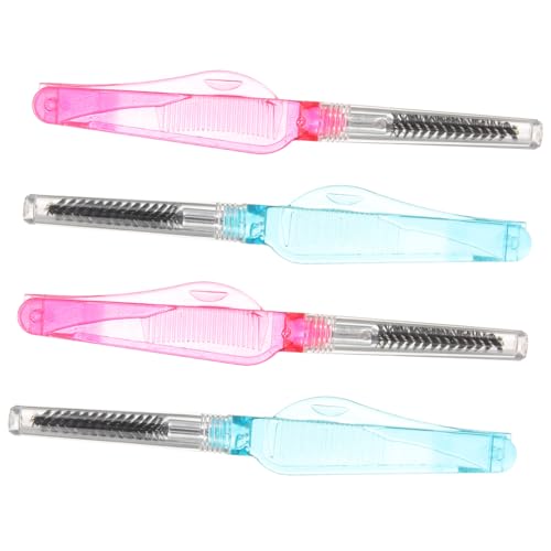 Ipetboom 4stücke Wimpernbürstenkamm Und Wimpernbürste Faltbare Wimpernkammbürste Einweg-make-up-tool Tragbar Zum Trennen Der Wimpern Auftragen Von Mascara von Ipetboom