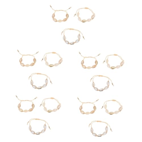 Ipetboom 5 Sätze Gewebtes Armband Strandschmuck Muschel Kauri Häkelarmbänder Damenarmband Fußkettchen Für Teenager Mädchen Strandarmband Strand Fußkettchen Legierung 3 Stücke * 5 Ipetboom 5 Sätze Gewebtes Armband Strandschmuck Muschel Kauri Häkelarmbänder Damenarmband Fußkettchen Für Teenager Mädchen Strandarmband Strand Fußkettchen Legierung 3 Stücke * 5 von Ipetboom