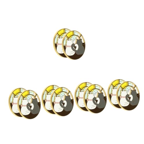 Ipetboom 5 Sätze Kreative Katzenbrosche Rotierende Anstecknadel Für Frauen Niedliche Tierbrosche Für Schals Jacken Accessoires Einzigartiges Für Freundinnen Töchter 2 Stücke * 5 von Ipetboom