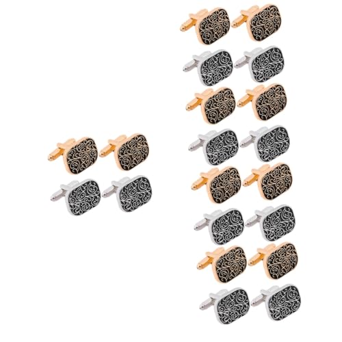 Ipetboom 5 Sätze Manschettenknöpfe Bräutigam Für Männer Hochzeit Stilvolle Manschettenknöpfe Anzugknöpfe Kleidung Schmuck Kleidung Accessoire Smoking Ohrstecker Herren Anzug 2 Paare * 5 von Ipetboom