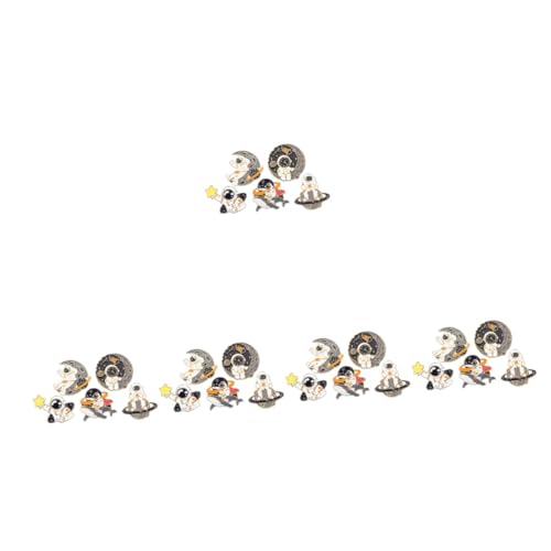 Ipetboom 5 Sätze Teiliges Astronauten Broschen Für Kleidung Metall Pin Abzeichen Für Rucksäcke Jacken Taschen Niedliche Cartoon Designs Langlebig 5 Stück * 5 von Ipetboom