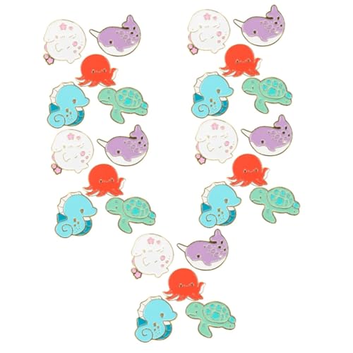 Ipetboom 5 Sätze Teiliges Cartoon Tier Broschen Niedliche Meereslebewesen Anstecker Für Kleidung Taschen Hüte Feiertage Täglichen Gebrauch 5 Stücke * 5 von Ipetboom