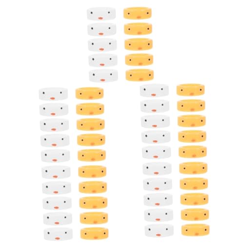 Ipetboom 5 Sätze Teiliges Finger Ringe Kreative Einzigartige Damenringe Süße Hühner Muster Stapelbare Schmuckstücke Für Kleinen Finger Accessoires 10 Stück * 5 von Ipetboom