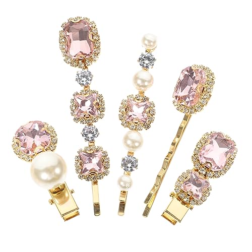 Ipetboom 5stücke Strass Haarspangen Metall Bobby Pins Für Mädchen Damen Dekorative Haarnadel Mit Kristallen Für Hochzeit Party Geburtstag von Ipetboom