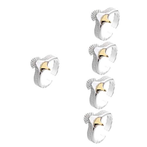 Ipetboom 5 Stück Eagle Finger Ring Verstellbarer Vintage Ring für Damen Herren Punk Kreative Ringdekoration für Besondere Anlässe Täglichen Gebrauch Perfektes für Geburtstage Jubiläen von Ipetboom
