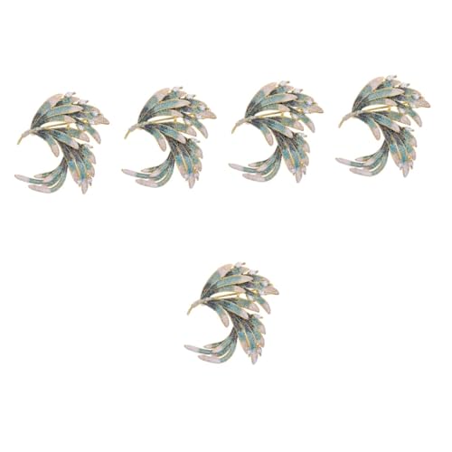 Ipetboom 5 Stück Leichter Frauen Brosche Brosche für Jacken Mäntel Schals Kleidung Hochzeiten Besondere Anlässe von Ipetboom