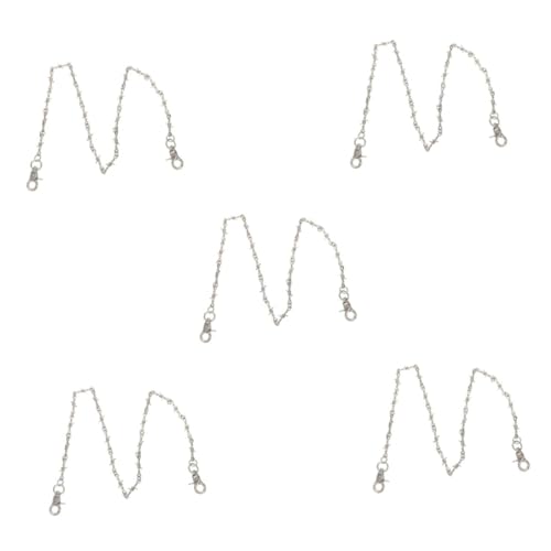 Ipetboom 5 Stück Punk Hosenkette für Herren Damen Jeanskette Strapazierfähigem Material Modisches Accessoire für Hip Hop Punk Einfach Anbringbar für Cooles Outfit von Ipetboom