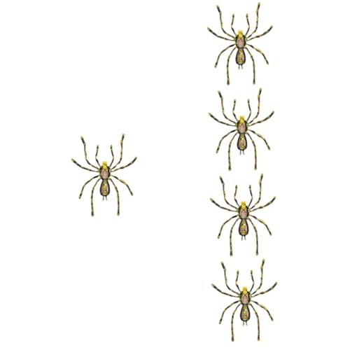 Ipetboom 5 Stück Spider Brosche Funkelnde Accessoires für Kleidung Schals Hüte Mode Schmuck für Damen Herren für Partys von Ipetboom