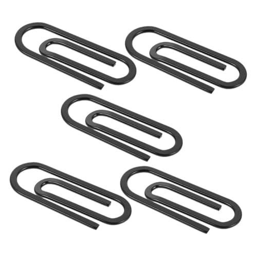 Ipetboom 5 Stück Teiliges Edelstahl Geldclips Klein Wallet Cash Clip Kartenhalter Minimalistisch Schwarz für Herren Fronttasche Büro Organizer Vielseitig Geschenk von Ipetboom