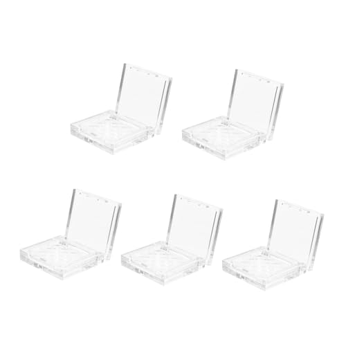 Ipetboom 5 Stück Teiliges Leere Kosmetik aufbewahrungsboxen Kompakt und Geruchlos Hochwertiger für DIY Lidschatten Highlighter Lippenstift und Praktischer Make up Organizer für Unterwegs von Ipetboom