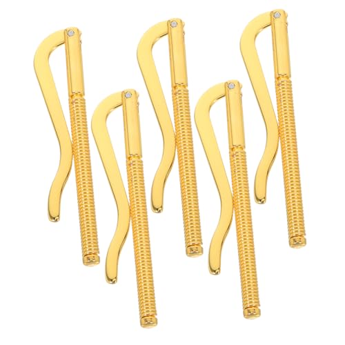 Ipetboom 5 Stück Teiliges Metall Geldclip mit Federmechanismus Langlebiger Bargeldhalter für Herren Geldbörsen Kompatibel mit Bifold Wallets und Kreditkartenetuis Praktischer Ersatzclip für von Ipetboom