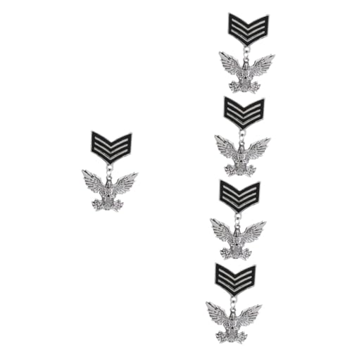 Ipetboom 5 Stück Vintage Herren Brosche Eagle Abzeichen Anstecknadel für Formelle Outfits Robuste Legierungsbrosche für Jacken Rucksäcke Pullover Einzigartiges für Männer von Ipetboom