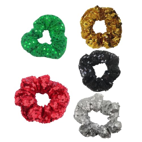 Ipetboom 5stücke Weihnachts- -haarreifen Für Mädchen Kreative Elastische Haargummis Bunten Farben Als Modisches Haar-accessoire Für von Ipetboom