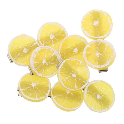 Ipetboom 5 Zitronen Haarspangen Frucht Haarspangen – Haarspangen In Zitronenscheibenform Für Frauen Und Mädchen – Süße Sommeraccessoires Für Partys Und Styling von Ipetboom