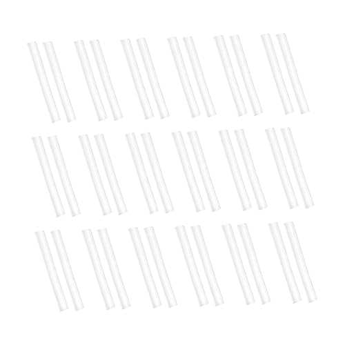 Ipetboom 50 Paare Weiche Silikon Ohrstecker Schutzhüllen Hypoallergene Ohrstecker Sleeves Transparent Schmerzfrei Einfach Anzuwenden Ohrschmuck Schutz für Damen von Ipetboom