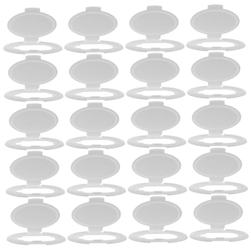 Ipetboom 50 Stück Teiliges Feuchttücher Flip Deckel Luftdichter Kunststoffspender Schützender Verschlussdeckel für Feuchttücherbox Einfach zu Öffnen Tragbar für Zuhause und Unterwegs von Ipetboom