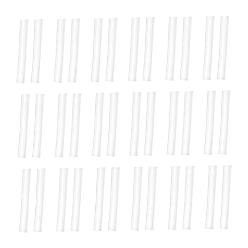 Ipetboom 50 Stück Transparente Silikon Ohrring Schutzhülsen Weiche Allergiefreie Ohrstecker Abdeckungen Leicht und Langlebig Bequemer Schutz für Empfindliche Ohren Geeignet für Damen und von Ipetboom