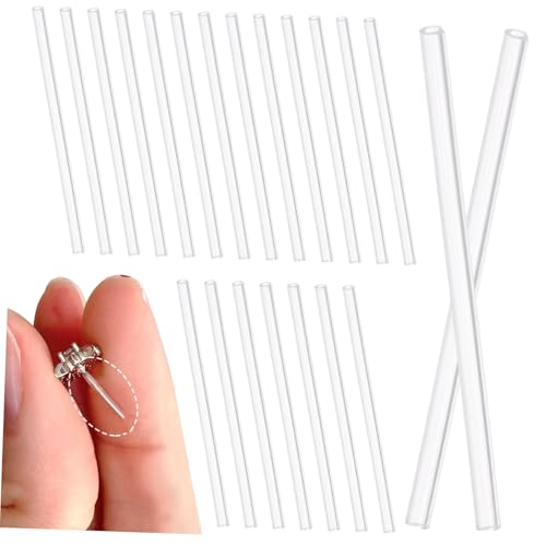 Ipetboom 50 Stück Weiche Silikon Ohrring Schutzhüllen Transparente Allergie Ohrringverschlüsse Ohrstecker Schutzcover Installieren für Damen und Mädchen von Ipetboom