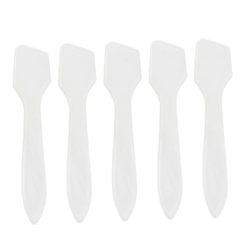 Ipetboom 50stücke Kosmetikspatel Aus Kunststoff Beauty Werkzeuge Gesichtscremespender Schminkspatel Make-up-spatel Transparenter Cremelöffel Für Selbstgemachte Kosmetikprodukte von Ipetboom