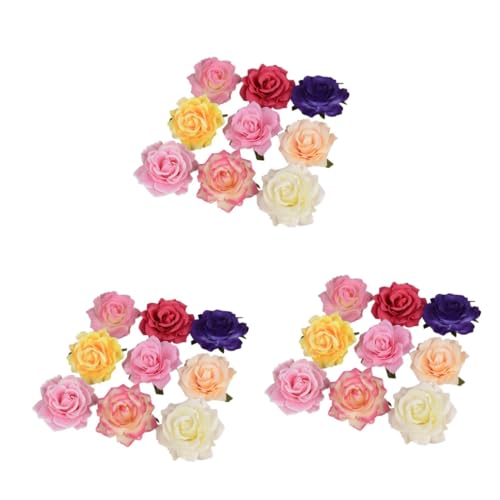 Ipetboom 51 Stk Rosen-Haarschmuck Tag der Toten Kopfschmuck Haarspangen für Damen Haarschmuck für Damen Blumenhaar Haarnadel Haarklammer Rosen-Haarspange die Blumen Korsage von Ipetboom