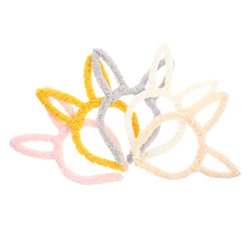 Ipetboom 5stücke Plüsch Hasenohren Haarreifen Für Kostümpartys Osterfeiern Und Cosplay Furry Bunny Ears Stirnbänder Für Erwachsene Und Leicht Und Für Festlichkeiten Und Mottopartys von Ipetboom