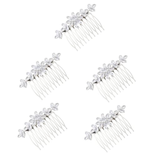 Ipetboom 5St Kamm Haarspange Accessoires für Damen haarschmuck Tiara Hochzeitshaarspangen für Bräute braut kopfschmuck einfach Kopfbedeckung Zubehör Haarteil Brautjungfer von Ipetboom