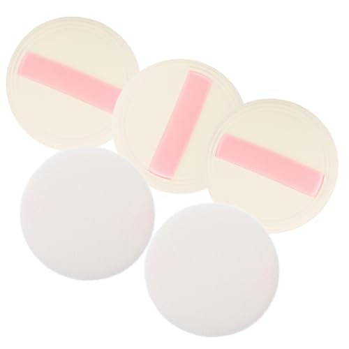 Ipetboom 5St Körper puff praktische Kosmetikquasten Make-up-Tools Schleife Tragbare Make-up-Pads für das Gesicht Make-up-Puffs für Mädchen atmungsaktiv Puderquaste Kosmetika Fräulein Band von Ipetboom