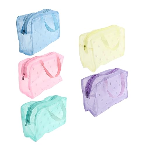 Ipetboom Kleinigkeiten-Organizer – 5-teilige Tragbare Make-up-Tasche – Reise-kulturtasche – Stilvolle Kosmetiktasche Für Frauen – Unverzichtbar Für Shampoo Lotion Ipetboom Kleinigkeiten-Organizer – 5-teilige Tragbare Make-up-Tasche – Reise-kulturtasche – Stilvolle Kosmetiktasche Für Frauen – Unverzichtbar Für Shampoo Lotion von Ipetboom