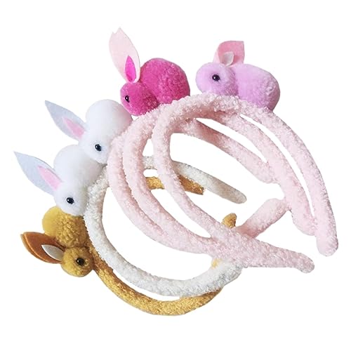 Ipetboom 5stücke Teiliges Plüsch Hasenohren Haarreif Für Frauen Und Junge Mädchen Bunte Ostern Kopfbedeckung Zubehör Für Kostümpartys Fotoshootings Und Festliche Anlässe von Ipetboom