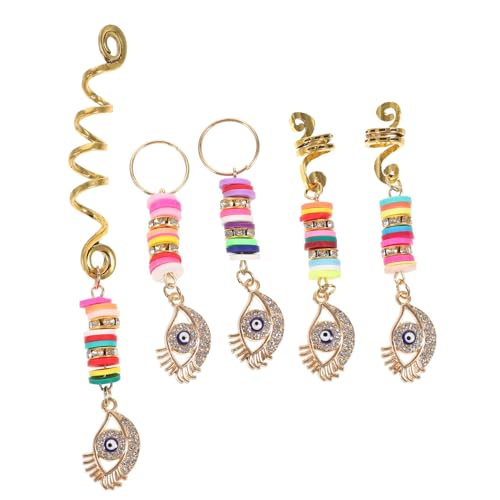 Ipetboom 5stücke Dreadlock Cuffs Einzigartige Haaraccessoires Für Vielseitig Einsetzbar Für Verschiedene Frisuren Für Partys Und Auftritte von Ipetboom