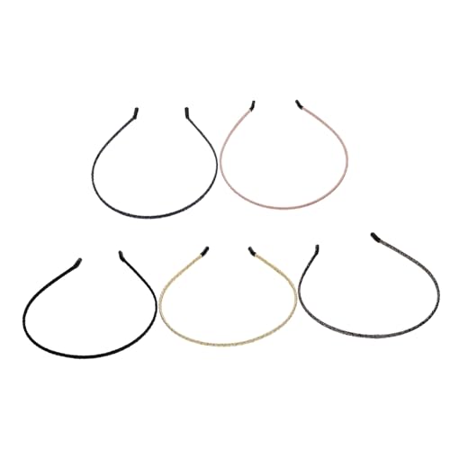 Ipetboom Haarschmuck 5st Stirnband Haarband Einfach Fräulein Stoff Schleife Haarspangen Für Damen von Ipetboom